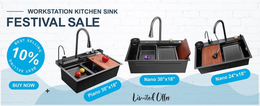 How to Use Nano Waterfall Kitchen Sink ? - Fossa Home