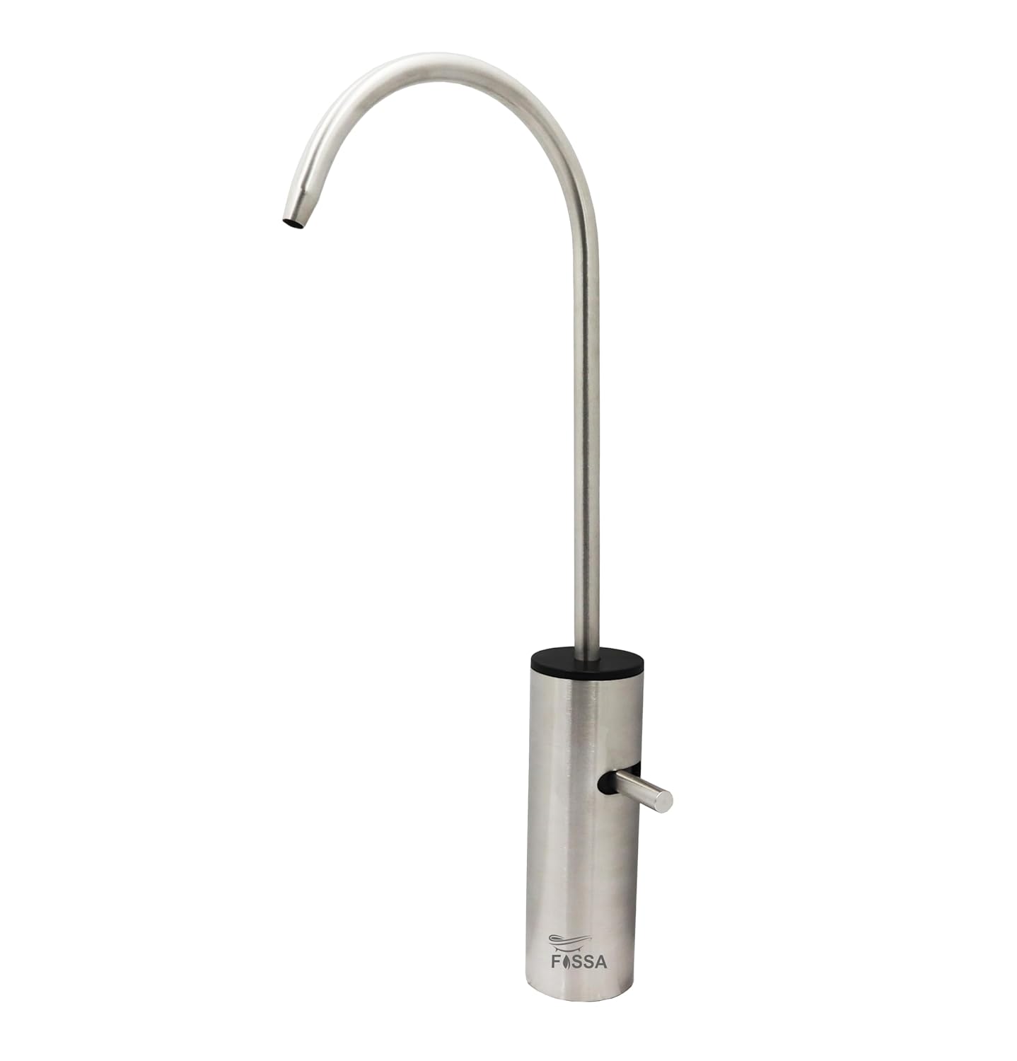 Fossa Opera J Bend RO Tap Kitchen Water Filter Faucet, 100% Lead-Free Drinking Water Faucet Stainless Steel Brushed Nickel Finish (Silver)