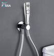 Fossa Italian Health Faucet Bidet Sprayer for Toilet, Handheld Sprayer Cloth Diaper Sprayer Set - ABS (Chrome Finish) | (with Hose Pipe & Hook)