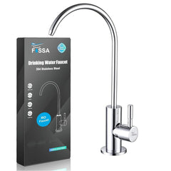 Fossa RO Tap Kitchen Water Filter Faucet, 100% Lead-Free Drinking Water Faucet Stainless Steel 304 Body Chrome Finish (Chrome)