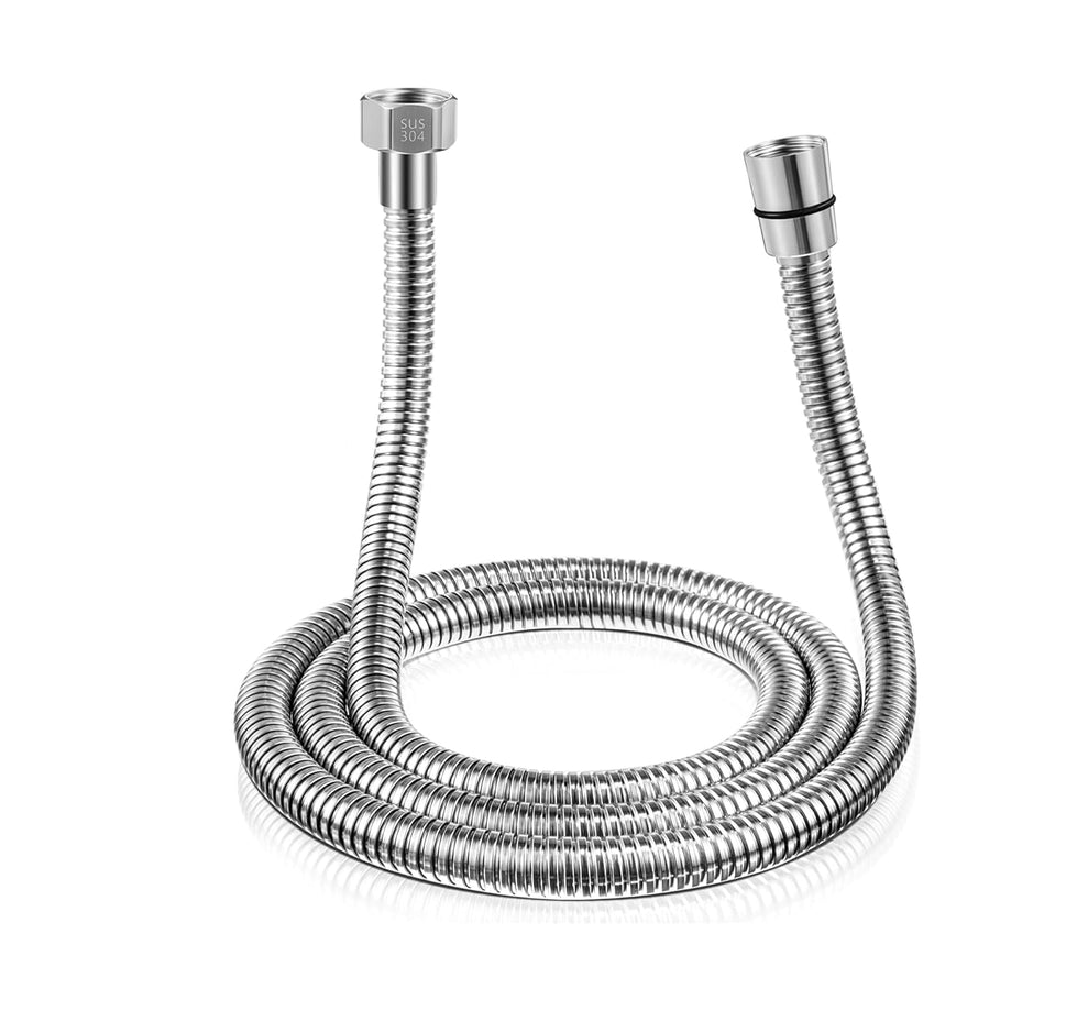 Shower Faucet Hose Pipe 1 mtr - Chrome Finish