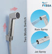 Fossa Dream Health Faucet Bidet Sprayer for Toilet, Handheld Sprayer Cloth Diaper Sprayer Set - ABS (Chrome Finish) | (with Hose Pipe & Hook)