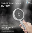 Fossa Wondra Luxury Handheld Shower Head with 3 Spray Setting Modes, Multi-Function, Large Hand Shower with Wall Hook and 1M SS Shower Tube,Handheld Shower for Bathroom (Chrome Finish) No videos