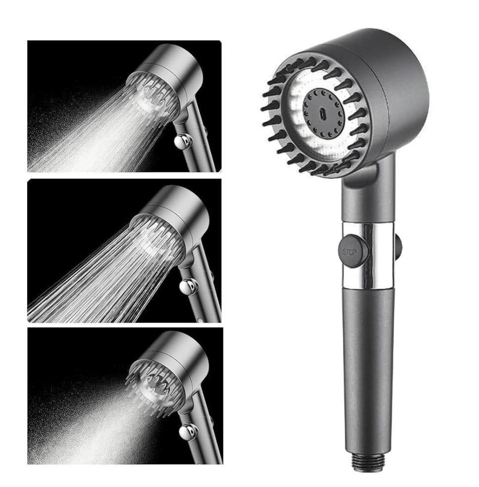 Fossa Snow 2 in 1 Handheld Shower Set with Filter, 3 -Gear Spray High Pressure Shower Head, Hard Water Softener for Shower, High Pressure Hand Shower Head for Bathroom with Pause Switch