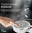 Fossa Wondra Luxury Handheld Shower Head with 3 Spray Setting Modes, Multi-Function, Large Hand Shower with Wall Hook and 1M SS Shower Tube,Handheld Shower for Bathroom (Chrome Finish) No videos