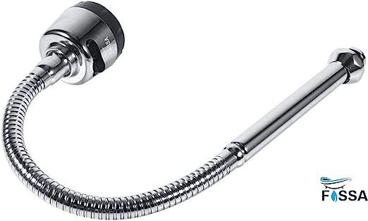 FOSSA 360 Degree Swivel Spout, 304 Stainless Steel Kitchen Sink Faucet Pipe Fittings Adjustable Temperature Single Handle Connection - Fossa Home 