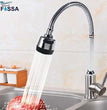 360 degree swivel spout, 304 stainless steel kitchen sink faucet pipe fittings adjustable temperature single handle connection 