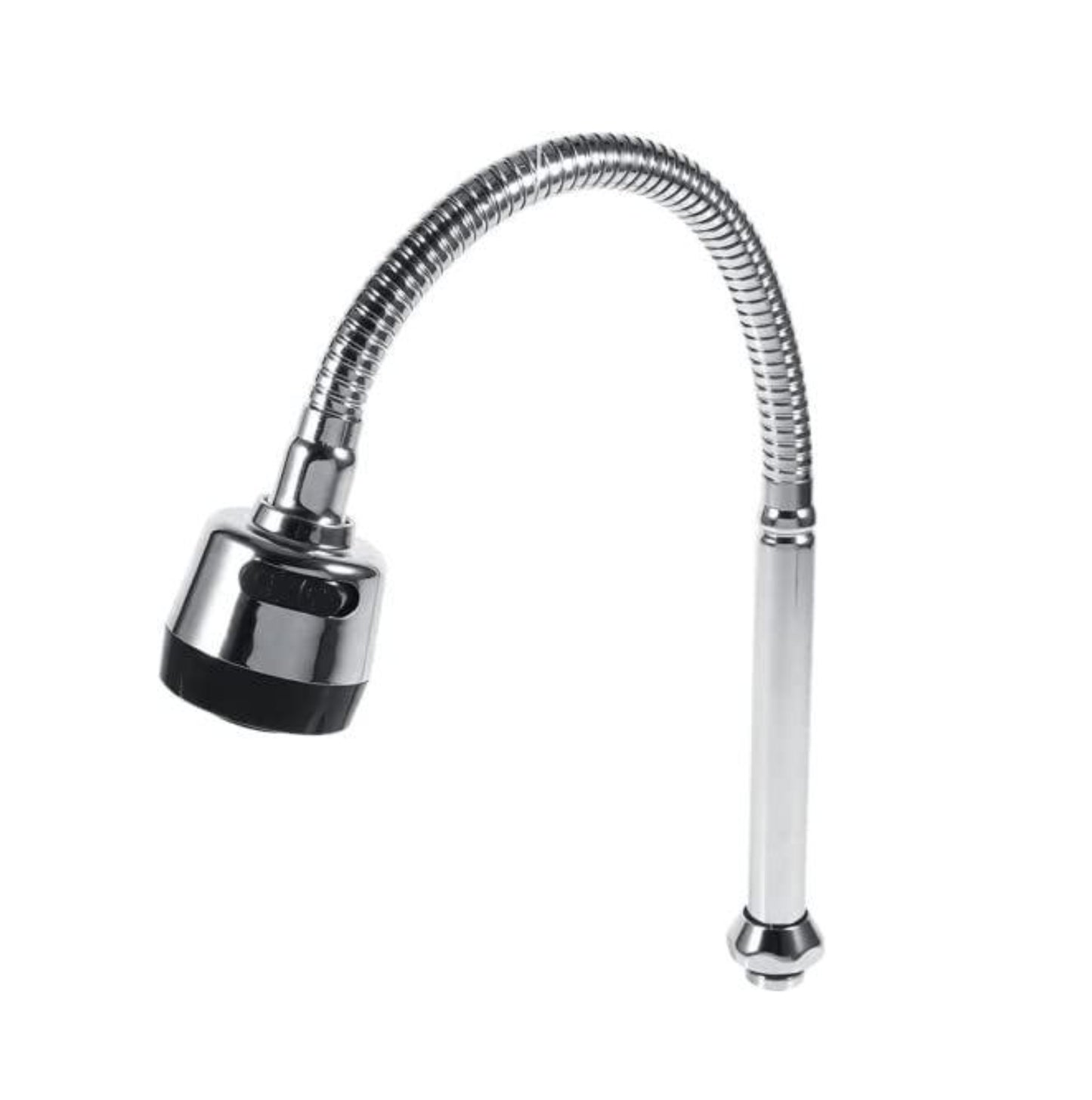 FOSSA 360 Degree Swivel Spout, 304 Stainless Steel Kitchen Sink Faucet Pipe Fittings Adjustable Temperature Single Handle Connection