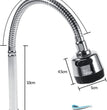 FOSSA 360 Degree Swivel Spout, 304 Stainless Steel Kitchen Sink Faucet Pipe Fittings Adjustable Temperature Single Handle Connection - Fossa Home 