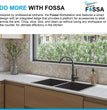 FOSSA 37"x18"x10" Double Bowl Premium Stainless Steel Handmade Kitchen Sink Black Fossa Home