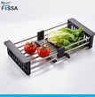 Fossa Sink Strainer Drain Telescopic Drain Basket with Adjustable Kitchen Drain Basket 18 inch FB-01Black - Fossa Home 