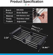 Fossa Sink Strainer Drain Telescopic Drain Basket with Adjustable Kitchen Drain Basket 18 inch FB-01Black - Fossa Home 