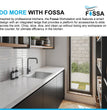 Fossa 20"X17"X09" Single Bowl Stainless Steel Handmade Kitchen Sink Matte Finish - Fossa Home 