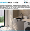 Fossa 21"X18"X09" Single Bowl SS-304 Grade Stainless Steel Handmade Kitchen Sink Black Fossa Home