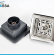 Fossa 3.5 Inch Stainless Steel Kitchen Sink Coupling/Basket Square Strainer, Kitchen Sink Strainer with Removable Waste Basket/Strainer Assembly - Fossa Home 