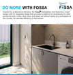 Fossa 30"x18"x10" inch Single Bowl Premium Stainless Steel Handmade Kitchen Sink (Matte Finish) Black Fossa Home
