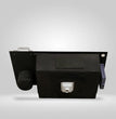 Fossa 37"x18"x10" Single Bowl With Dustbin Stainless Steel Handmade Kitchen Sink Matte Finish - Fossa Home 