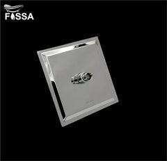 Fossa 4X4 Inch Rain Shower - Fossa Square High Pressure Shower Head Made of 304 Stainless Steel (Chrome Finish) Fossa Home