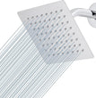 Fossa 4X4 Inch Rain Shower - Fossa Square High Pressure Shower Head Made of 304 Stainless Steel (Chrome Finish) Fossa Home