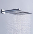 Fossa 8x8 Rain Overhead Shower Square 304 Stainless Steel Rain Showers Overhead Wall Mounted, Without Arm UOHS-003 - Fossa Home 