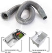 Fossa Flexible Waste Pipe, Kitchen Sink Pipe Device Single Tank Sink Drain Pipe Leaking Plug Fitting - Fossa Home 