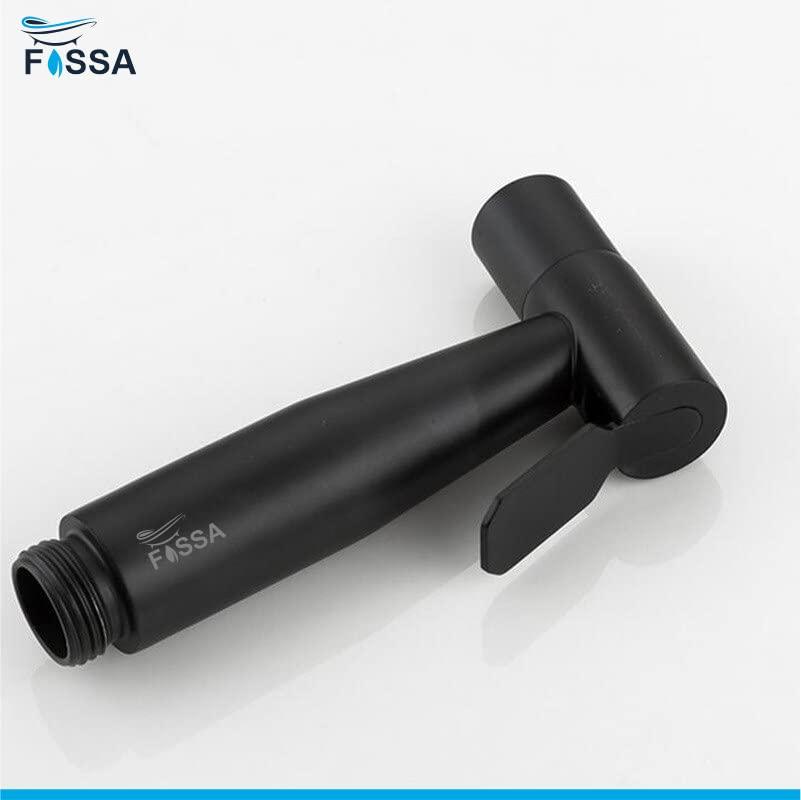 Fossa Hand Held Bidet Sprayer Premium Stainless Steel Sprayer Shattaf - Bidet Spray Head for Toilet, Hand Bidet Sprayer for Toilet Black - Fossa Home 