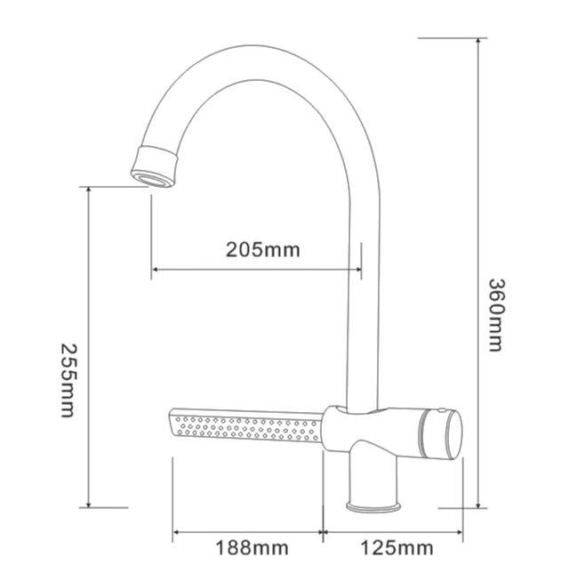 waterfall smart mixer spout dishwasher dripping single-handle faucet small pull out spice rack organizer drawer shelf kitchen sink tap size under commercial pull down under sprayer extra outlet installation matte smartwater