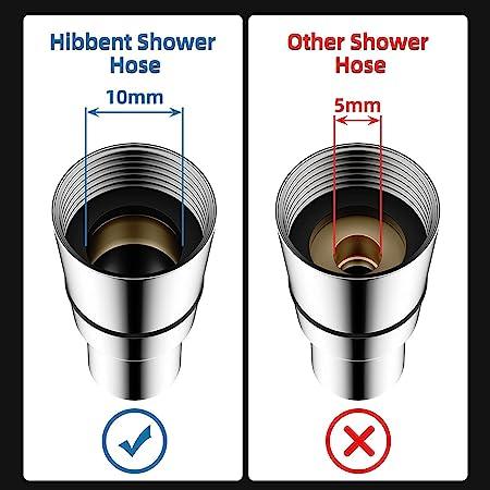 Fossa Large Bore Shower Hose 1Mtr Universal Anti-Kink and Leak-Proof Hose Pipe - Fossa Home 