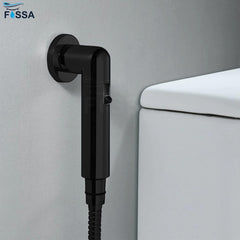 Fossa Magnetic Health Faucet with Magnetic Holder/Bidet Sprayer for Toilet and Bathroom/Jet Spray Black - Fossa Home 