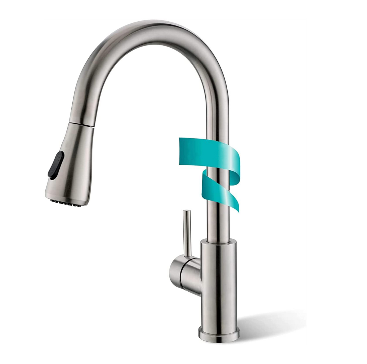 Fossa Pull-Out Kitchen Tap 360° Swivel Range Sink Mixer Tap Single Lever Mixer Tap for Kitchen Sink Fossa Home