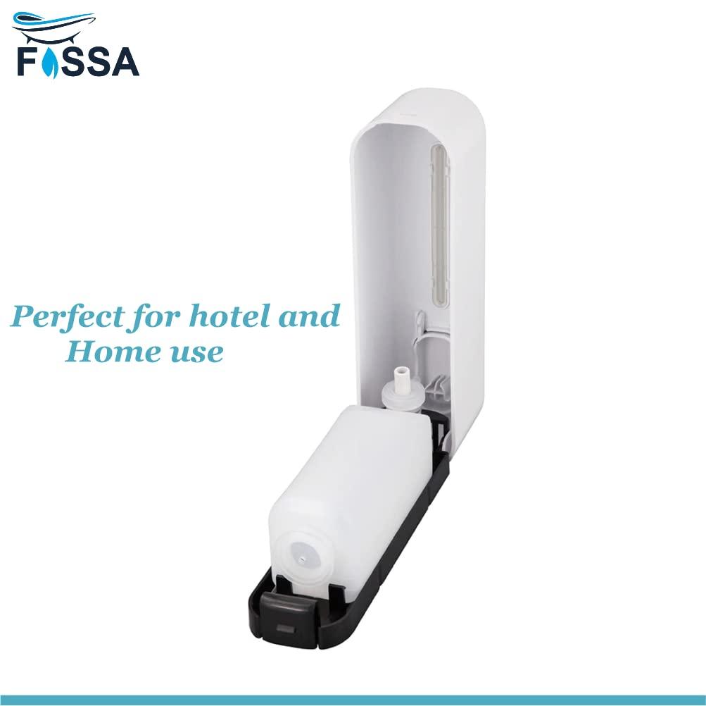 Fossa Soap Dispenser Wall Mounted, 350ml Manual Shower Gel Shampoo Sanitizer Dispenser Holder SD-003 - Fossa Home 