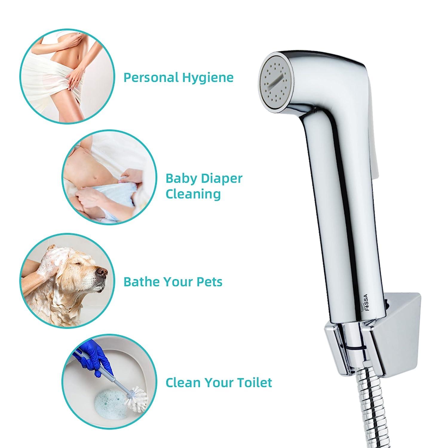 Fossa Sting Health Faucet/Bidet Sprayer Premium Sprayer Shattaf - Bidet Spray Head for Toilet, Hand Bidet Sprayer for Toilet - Fossa Home 