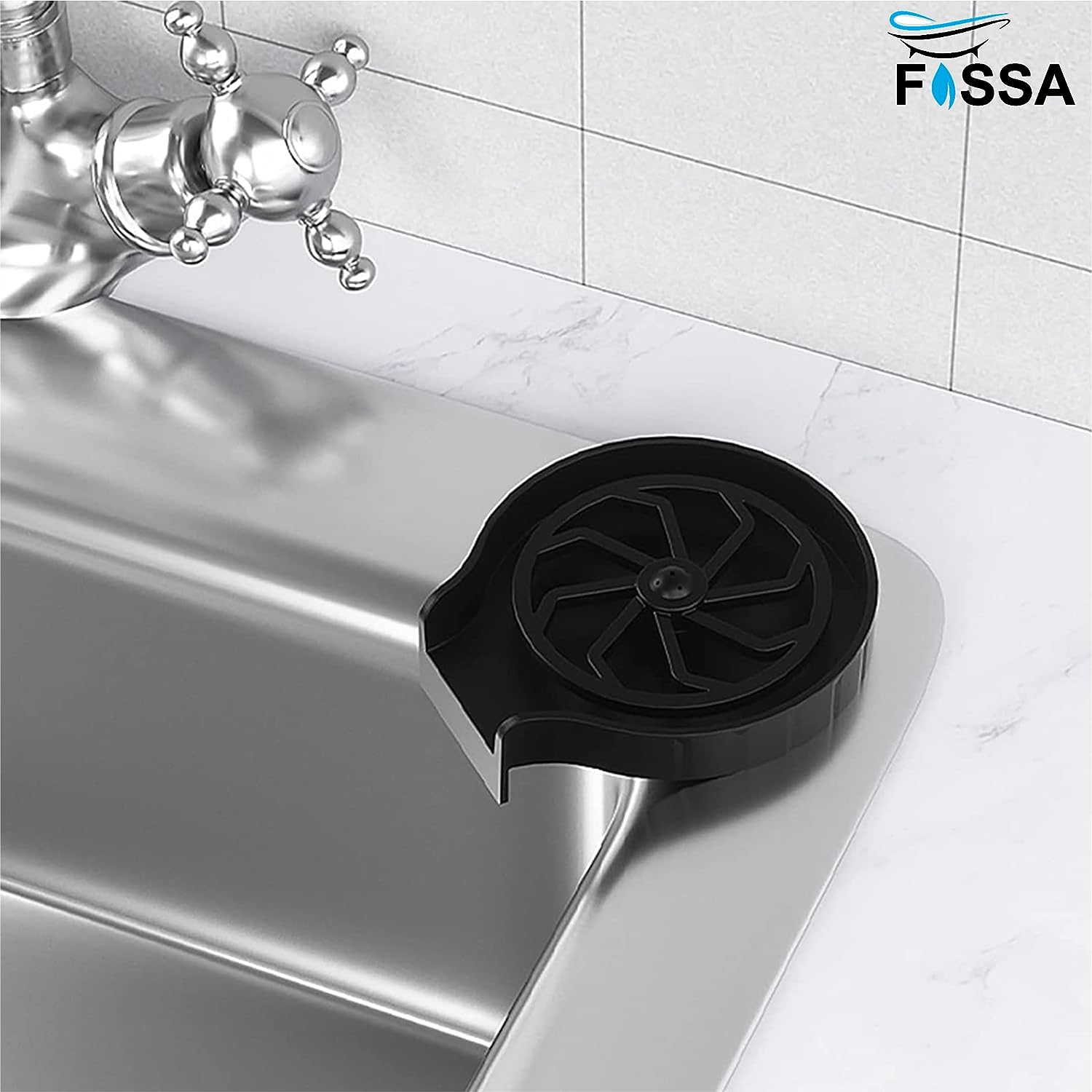 Kitchen Sink Faucet Bottle Washer Faucet Glass Washer Cleaner Accessories Quick Rinser for Baby Bottle Bar Glass Rinser Kitchen Sink Automatic Flushing Device (Plastic) Fossa Home