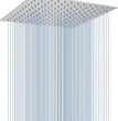 Rain shower head chrome silver