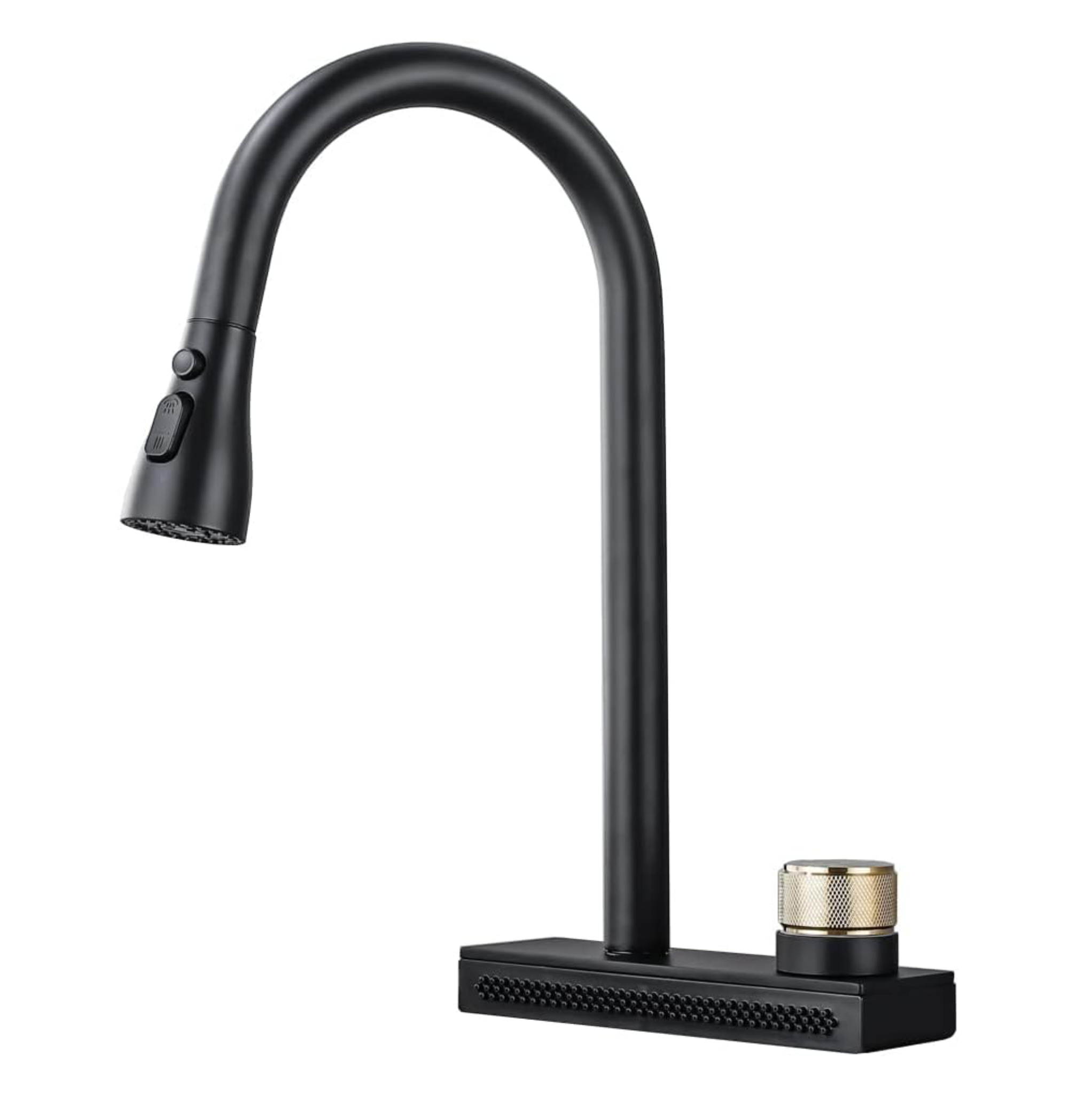 Wainfall Kitchen Sink Faucet Pull Out Four Water Outlet Modes Cold and Hot Can Rotate TAP Fossa Home