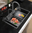 Multifactinol Single Bowl black kitche sink 