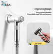 Fossa Magneto Health Faucet/Bidet Sprayer for Toilet and Bathroom with 1 Mtr Hose Pipe and Magnet Holder (Silver) HF-1922