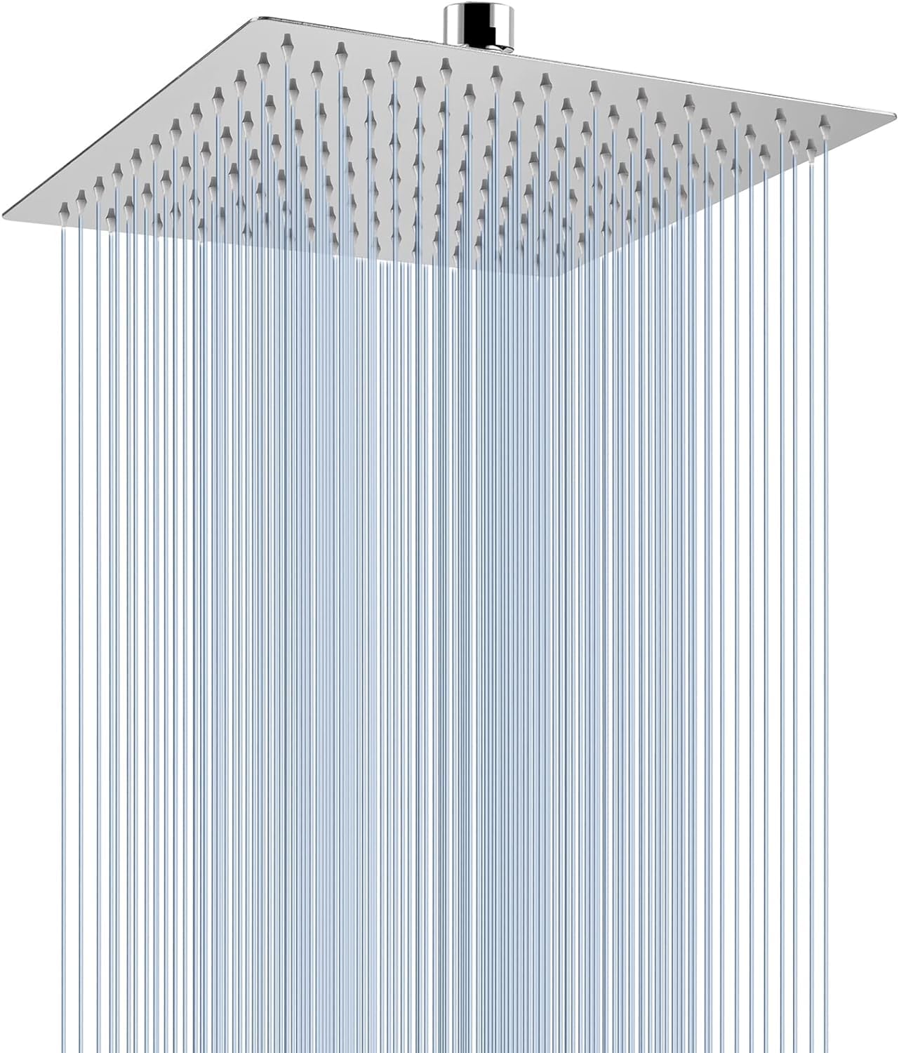 Fossa 10X10 Inch Rain Shower - Fossa Square High Pressure Shower Head Made of 304 Stainless Steel ( Without ARM ) - Fossa Home