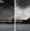 Fossa 20"x17"x09" Inch Single Bowl 304 Grade Honeycomb Embossed Kitchen Sink with Nano Coating (Black ) - Fossa Home