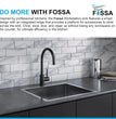 Fossa 20"X17"X09" Single Bowl SS - 304 Grade Stainless Steel Handmade Kitchen Sink Black - Fossa Home