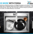 Fossa 24"x18"x10" Inch Single Bowl With Tap Hole Premium Handmade Kitchen Sink Silver - Fossa Home