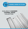 Fossa 36"x4" Shower Marble Tile Brushed Drain Side Hole Rectangular Floor Drain - Fossa Home