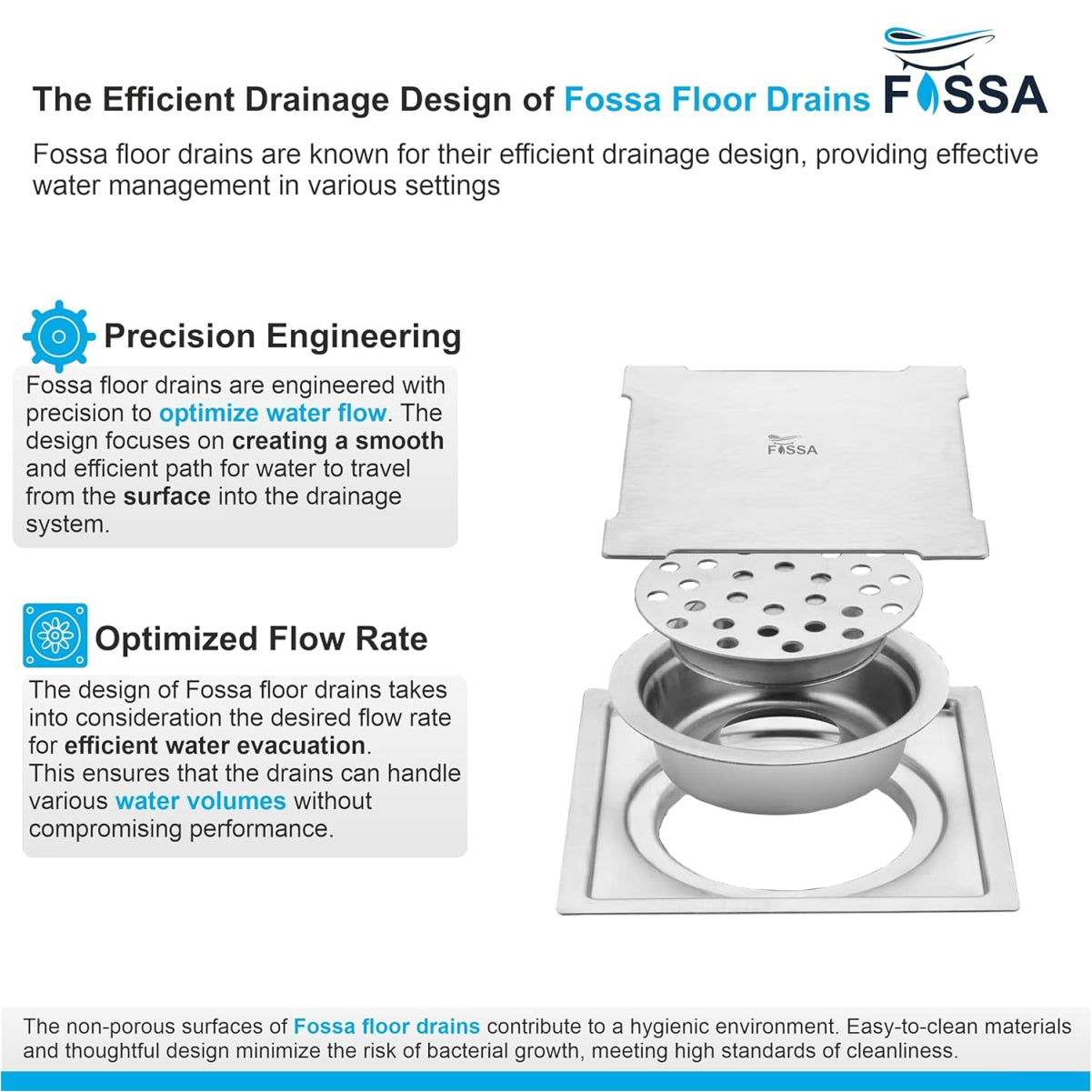 Plain floor drain speciality